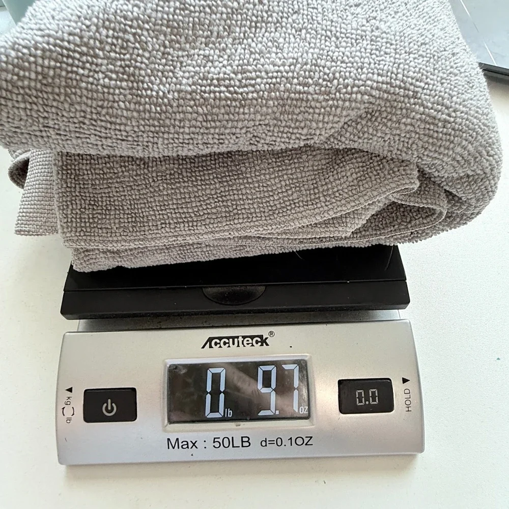Norwek Bath Body Towels Graphite Grey Microfiber 28